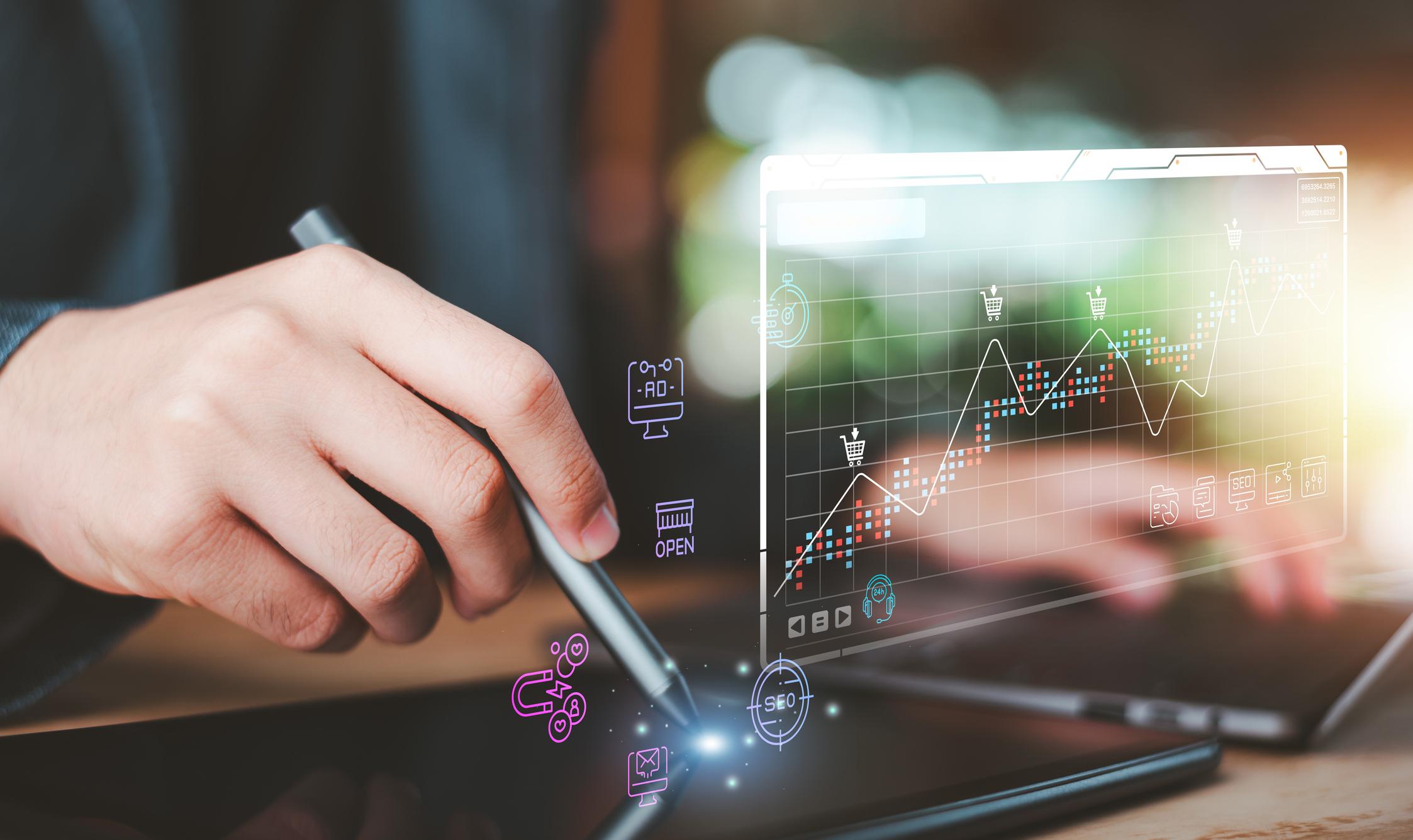 SEO in Nepal organic traffic growth analytics dashboard